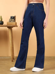 Kotty Women Jean Bootcut High-Rise Stretchable Jeans