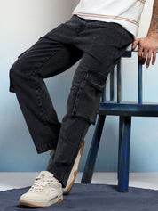 Kotty Men Cotton Regular Fit Mid-Rise Jeans