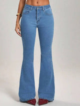 Kotty Women Hottie Bootcut High-Rise Stretchable Jeans