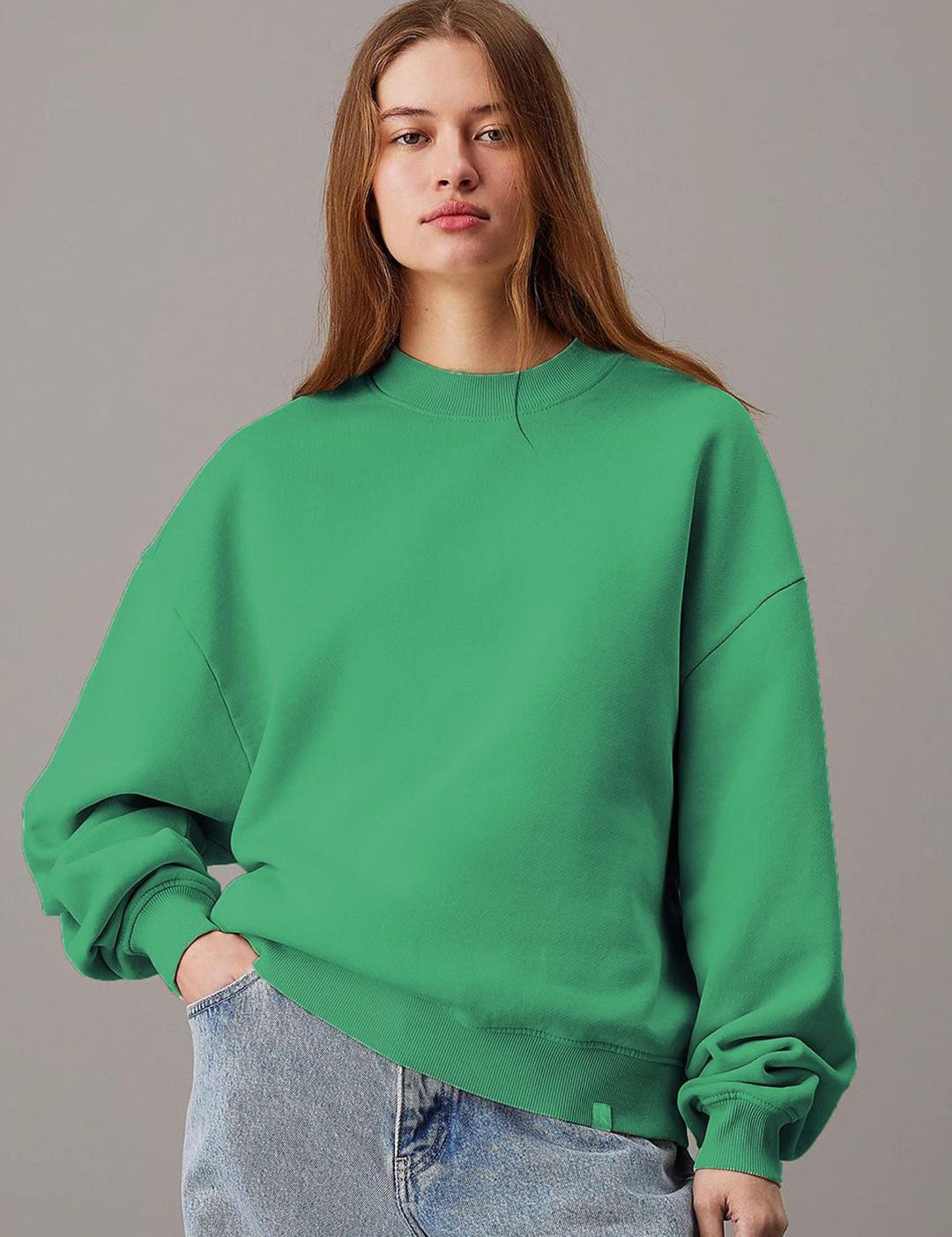 Kotty Women Round Neck Oversized Sweatshirt