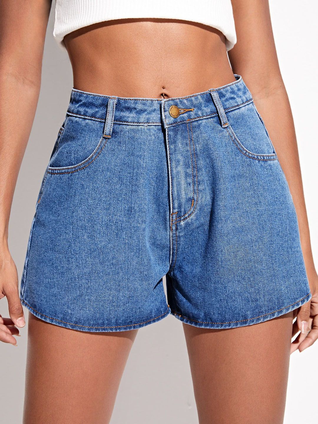 Kotty Women High-Rise Denim Shorts