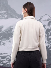 Kotty Women Shirt Collar Front-Open Therma-Fit Sweatshirt