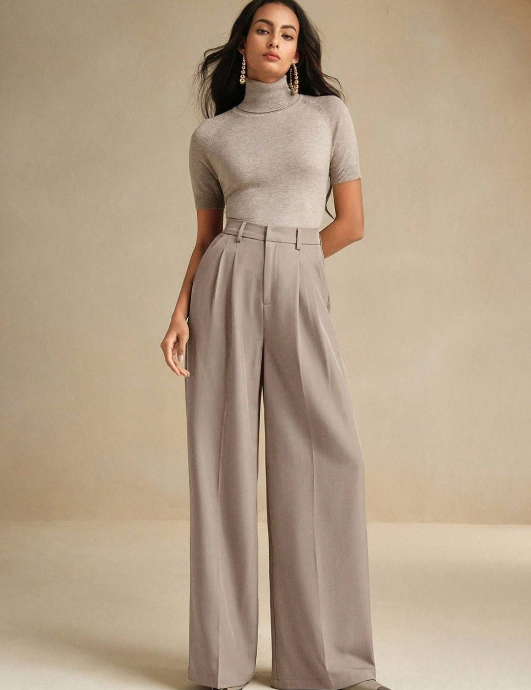 Kotty Women Relaxed Fit High-Rise Trousers