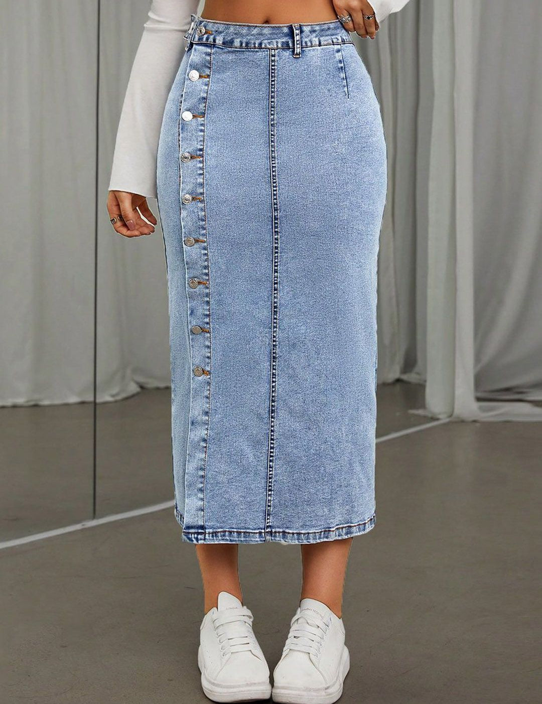  Kotty Straight Midi Skirts