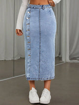 Kotty Straight Midi Skirts
