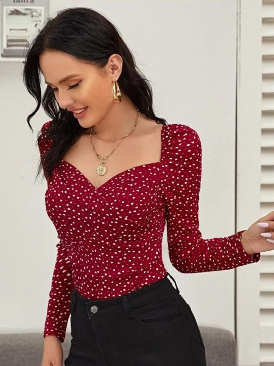 Kotty Women Graphic Printed Wrap Top