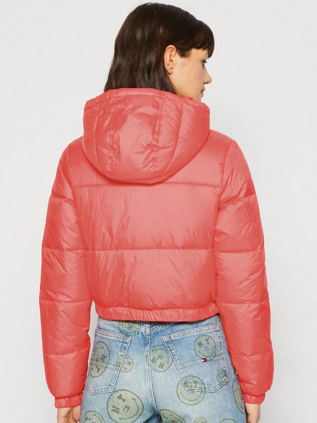 Kotty Women Hooded Solid Lightweight Puffer Jacket