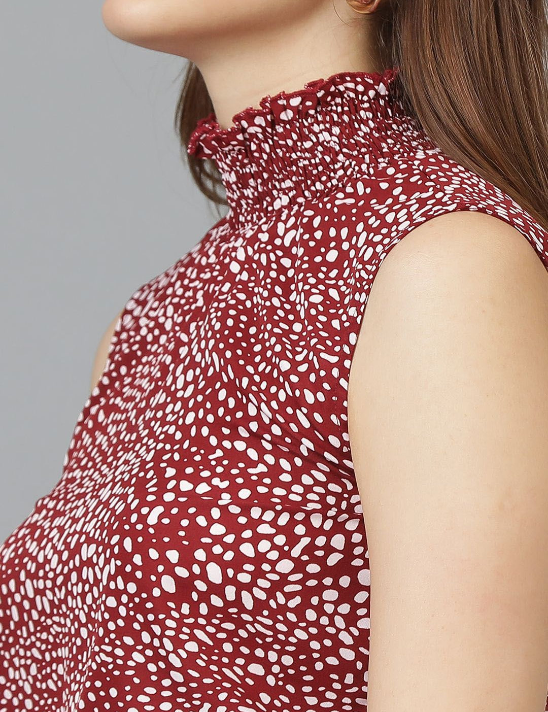 Kotty Animal Print Crepe Top