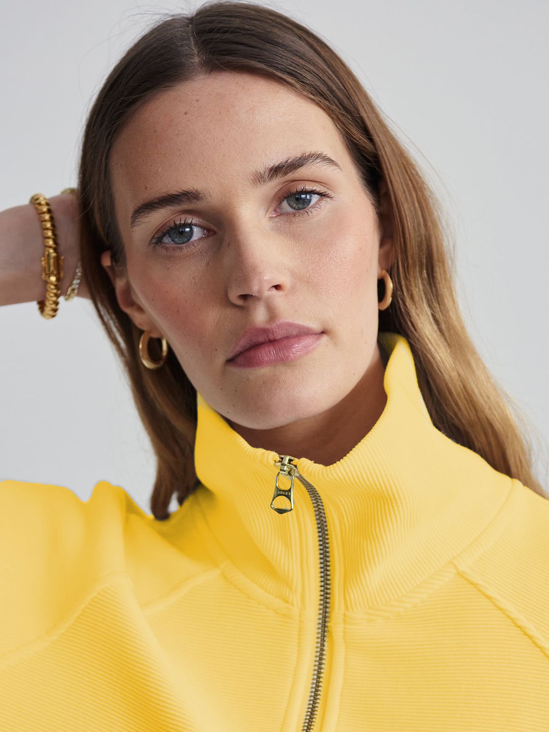 Kotty Women Shirt Collar Long Sleeves Sweatshirt