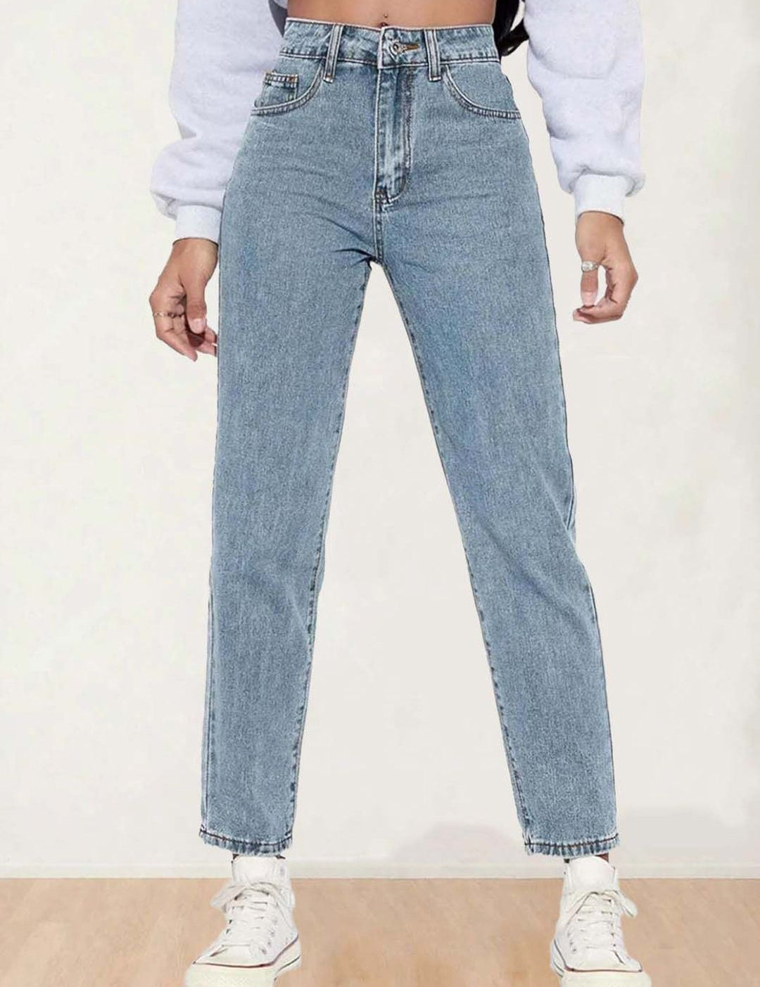 Kotty Women Tapered Fit High-Rise Stretchable Jeans