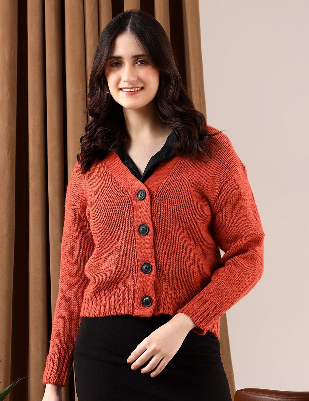 Kotty Women Crop Cardigan