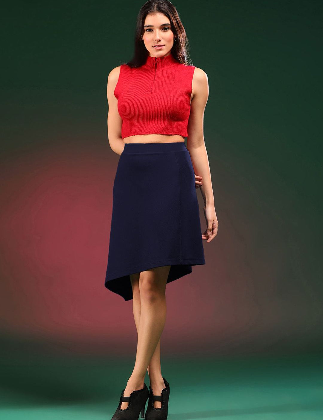  Kotty  A-Line Knee Length Skirts