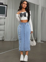  Kotty Straight Midi Skirts