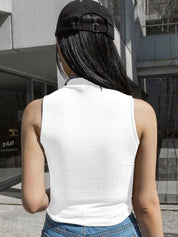 Kotty Women Solid High Neck Top