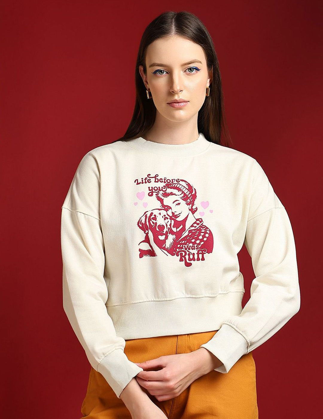 Kotty Women Printed Sweatshirt