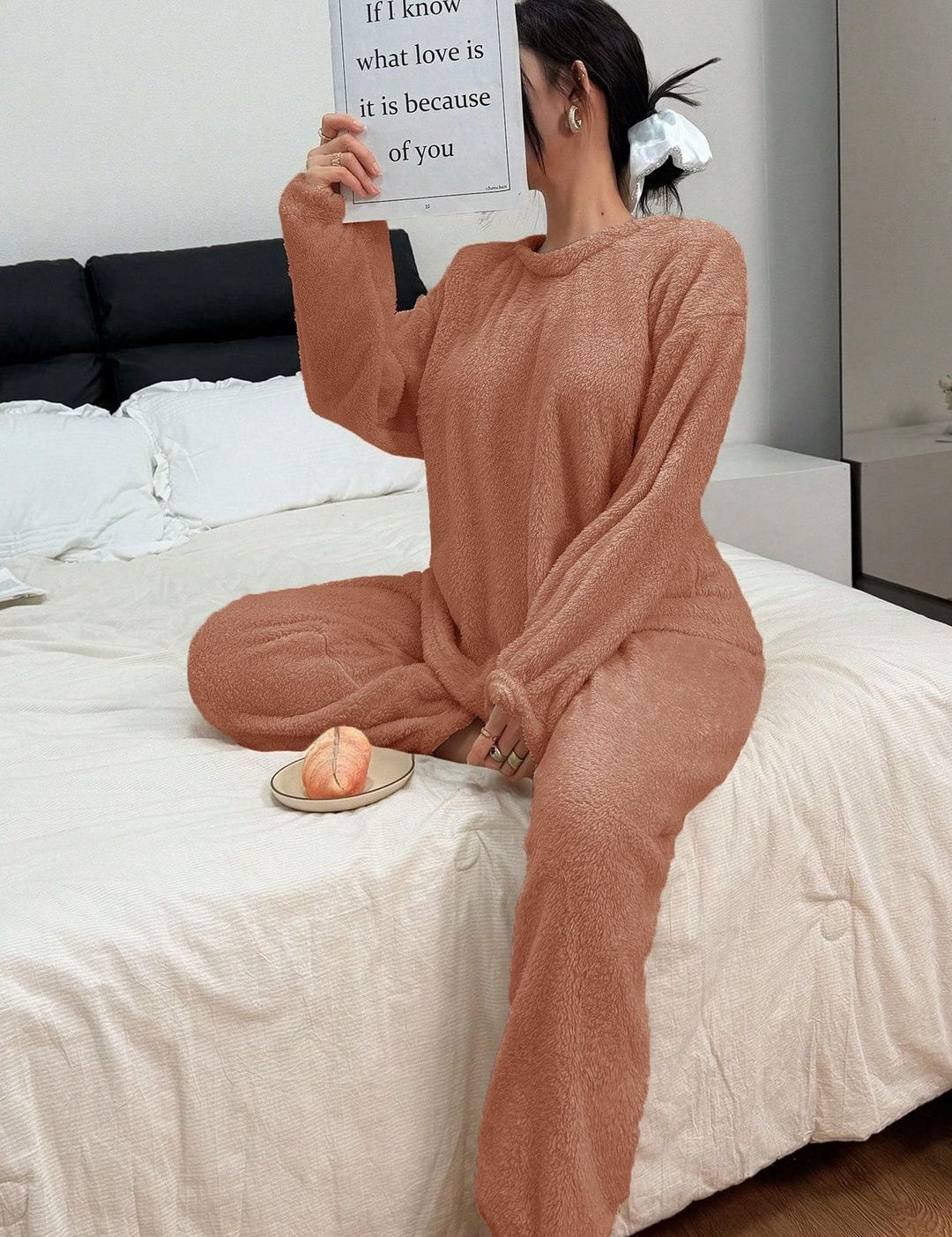 Kotty Women Round Neck Top With Pyjamas Night suits