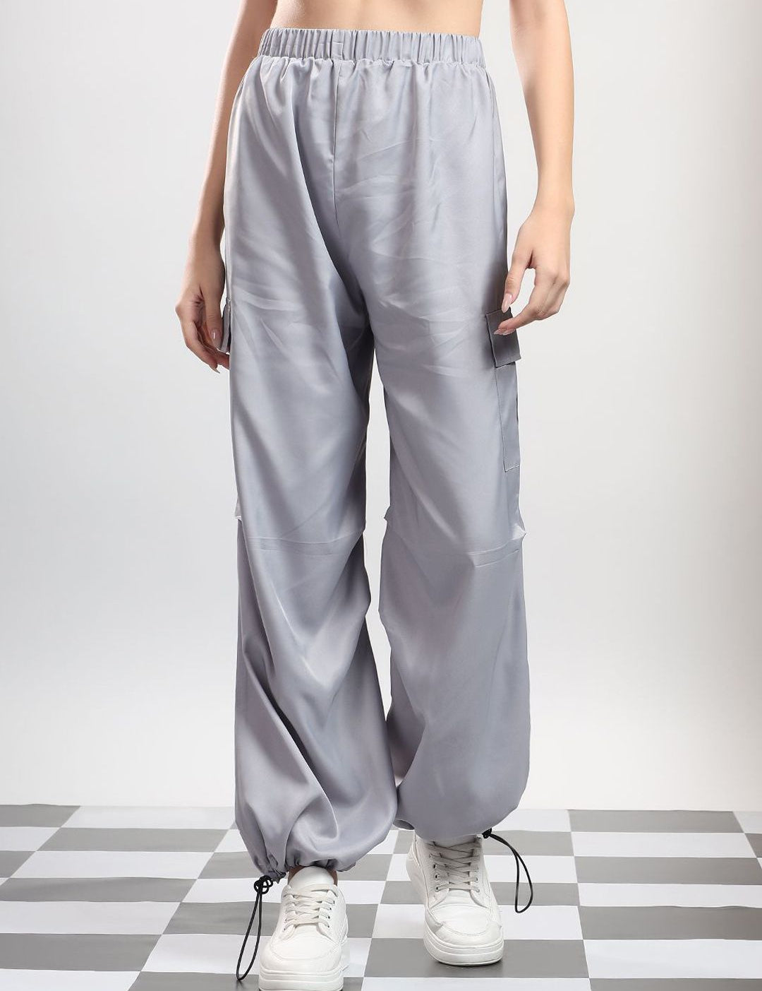 Kotty Women High-Rise Parachute Trousers