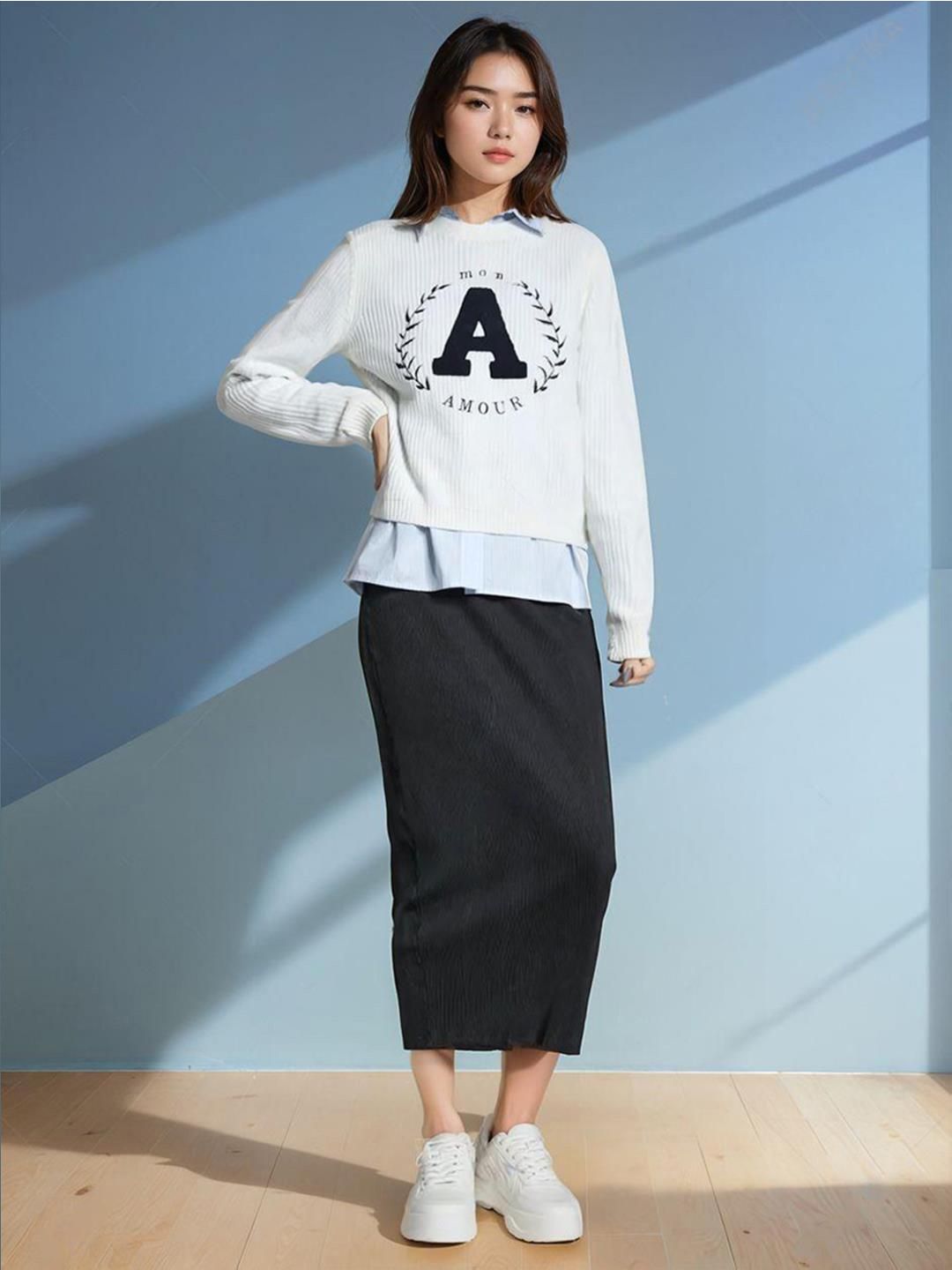 Kotty Women Conversational Printed Crop Pullover