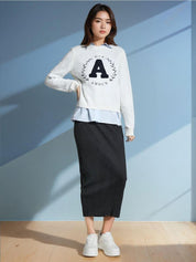 Kotty Women Conversational Printed Crop Pullover