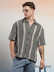 Kotty Men  Striped Casual Shirt