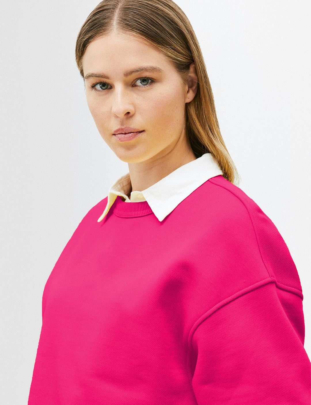 Kotty Women Solid Round Neck Full Sleeve Sweatshirt