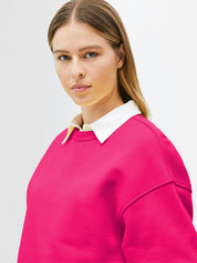 Kotty Women Solid Round Neck Full Sleeve Sweatshirt