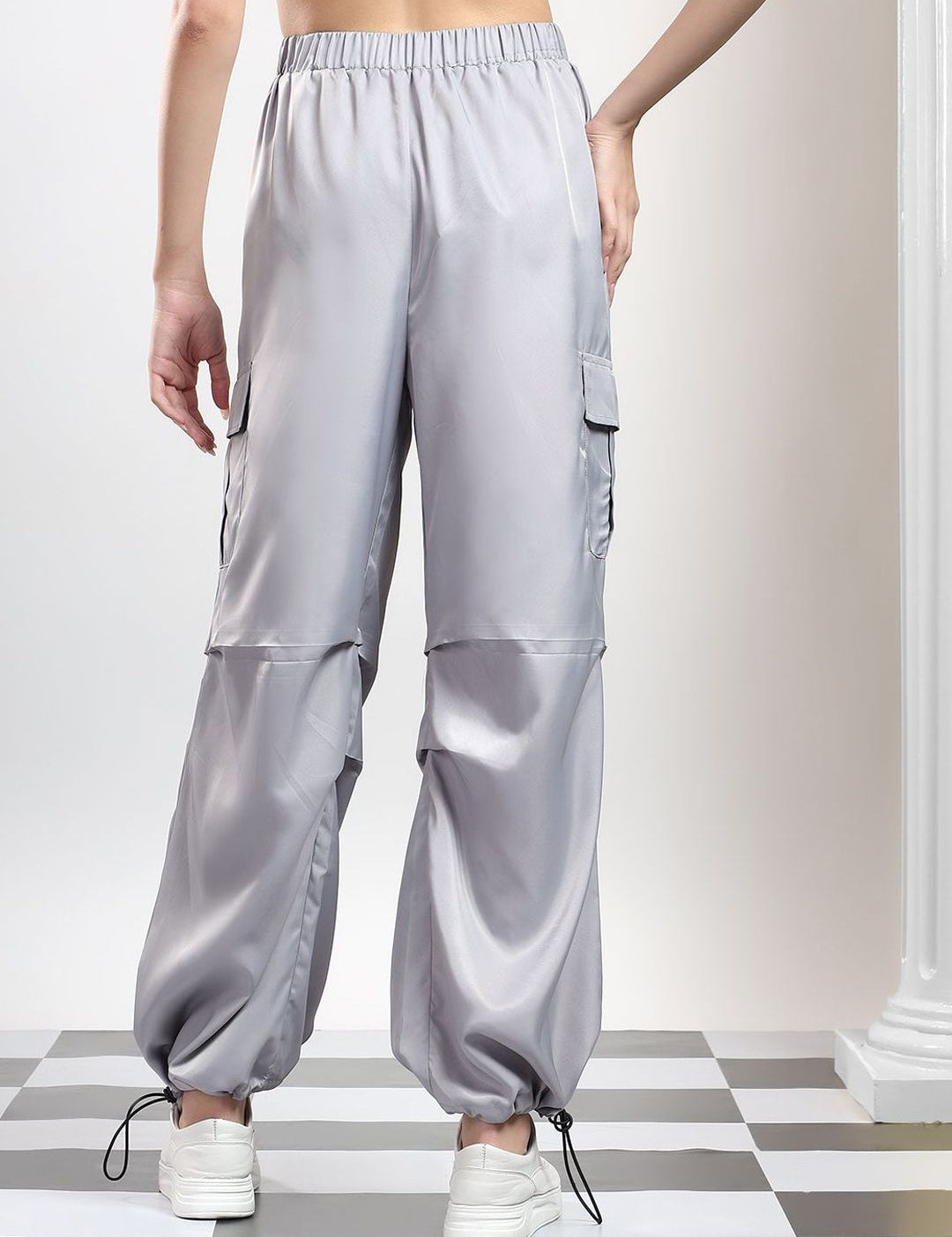 Kotty Women High-Rise Parachute Trousers
