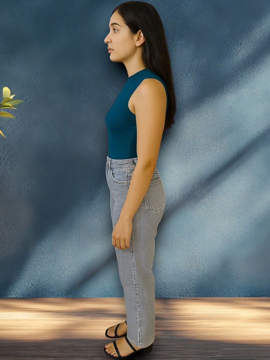 Kotty Women Regular Fit High-Rise Light Fade Stretchable Jeans