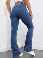 Kotty Women Bootcut High-Rise Stretchable Jeans