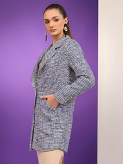 Kotty Women Self Design Overcoat