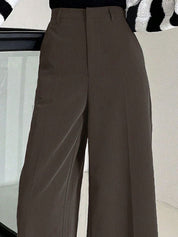 Kotty Women Relaxed Straight Leg High-Rise Trousers
