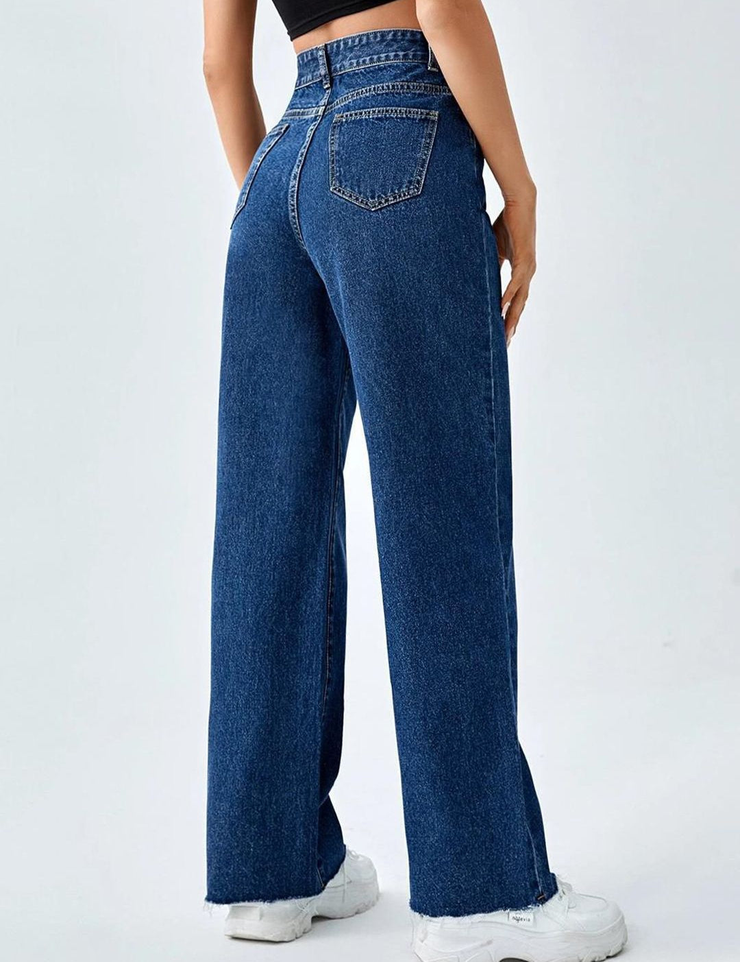 Kotty Women Straight Fit High-Rise Stretchable Jeans