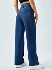 Kotty Women Straight Fit High-Rise Stretchable Jeans