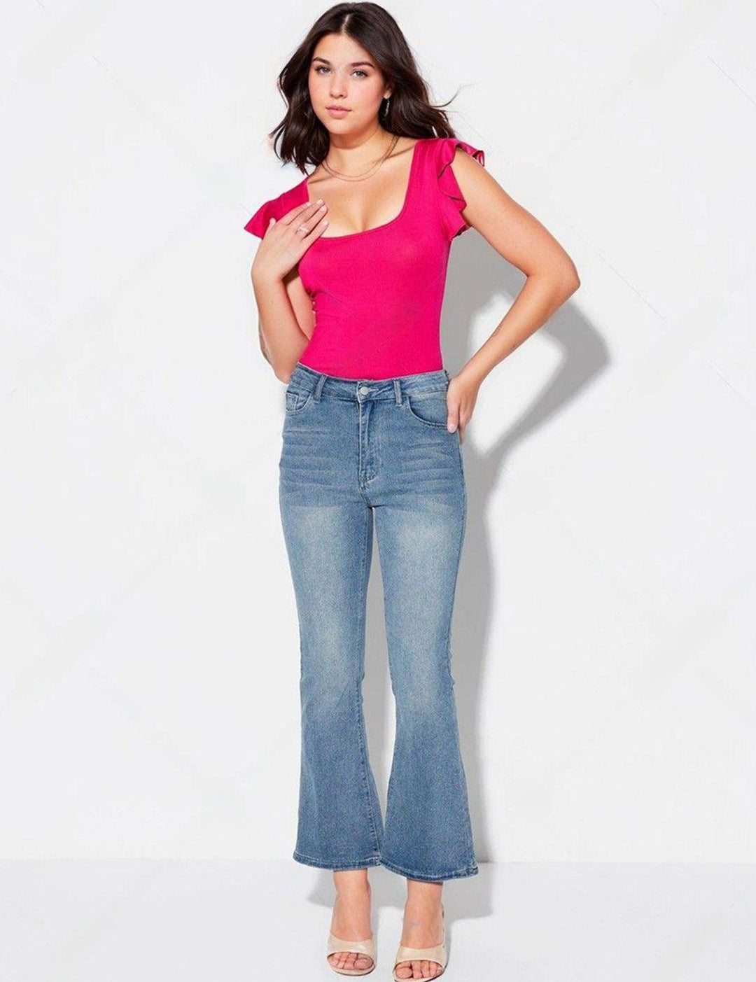 Kotty Women Solid Scoop Neck Top