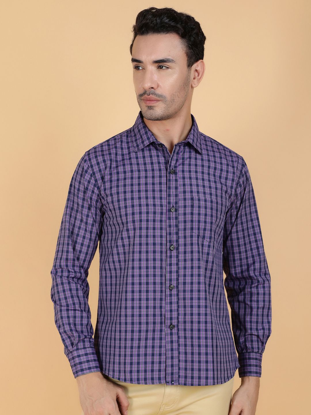 Kotty Men Relaxed Spread Collar Graphic Printed Casual Shirt