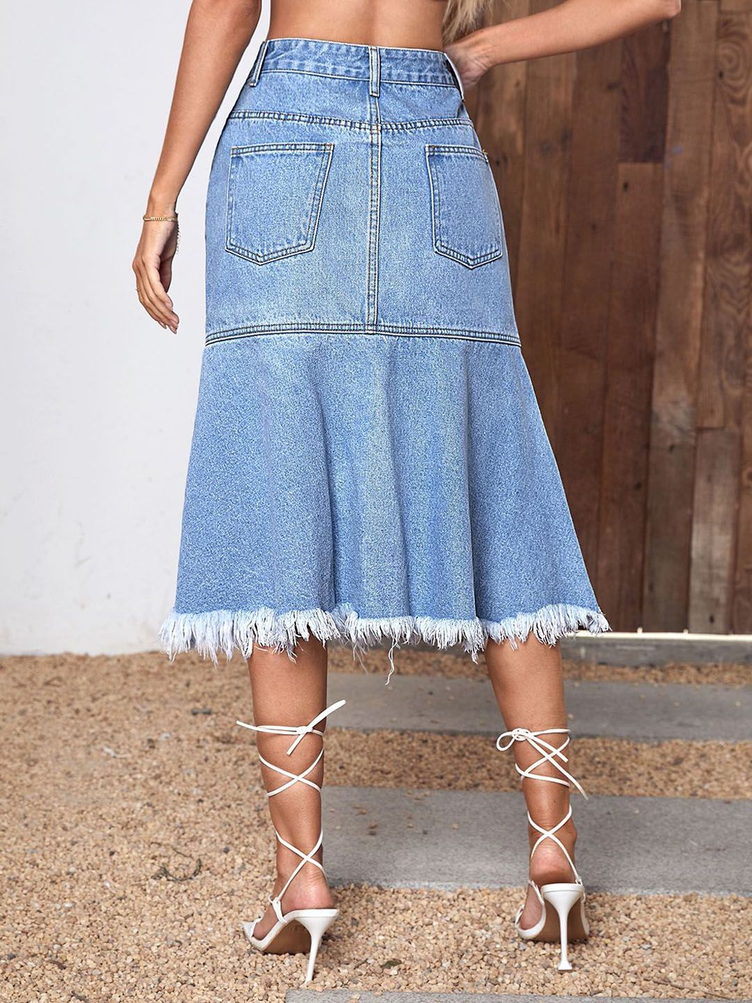 Kotty Flared Midi Skirt