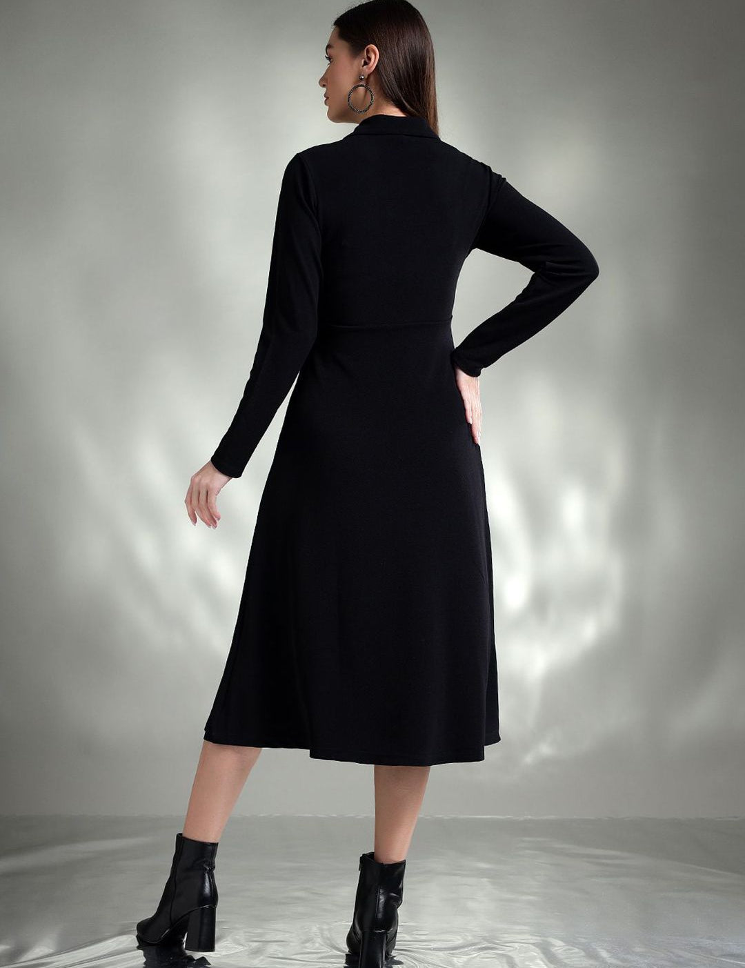 Kotty Women Fit & Flare Midi Dress