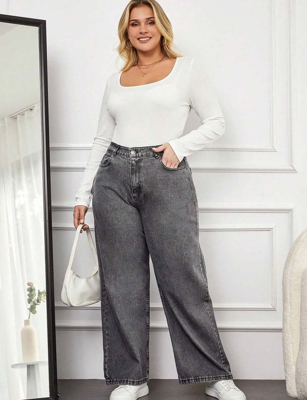 Kotty Women Classic Comfort Fit Casual Jeans