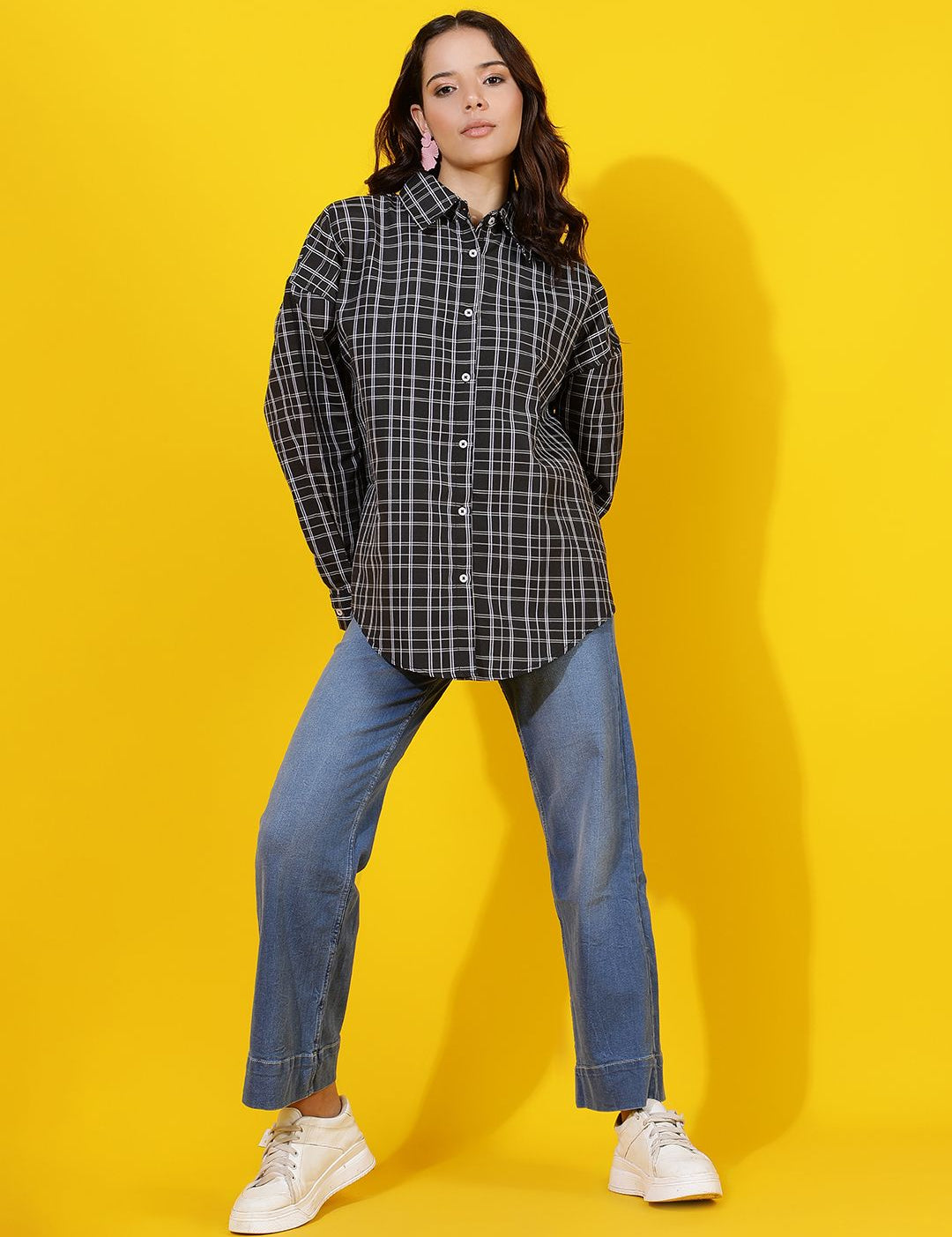 Kotty Women Comfort Opaque Printed Casual Shirt